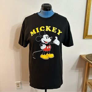 Vintage Mickey Mouse Tshirt Large Adult Unisex black